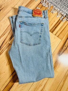 Levi's Light Wash 510 Jeans with Red Patch